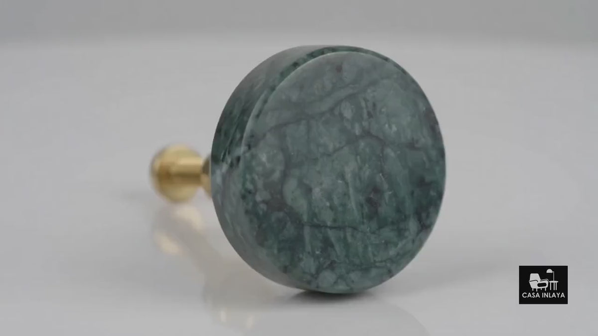 Green Marble Cabinet Knob