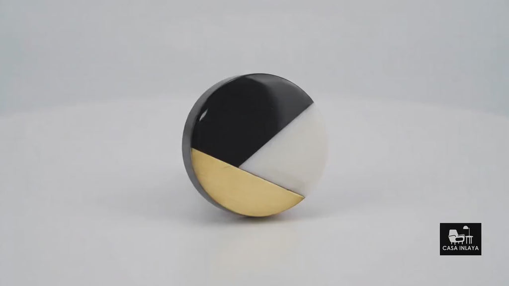 Geometric Resin Drawer Knob