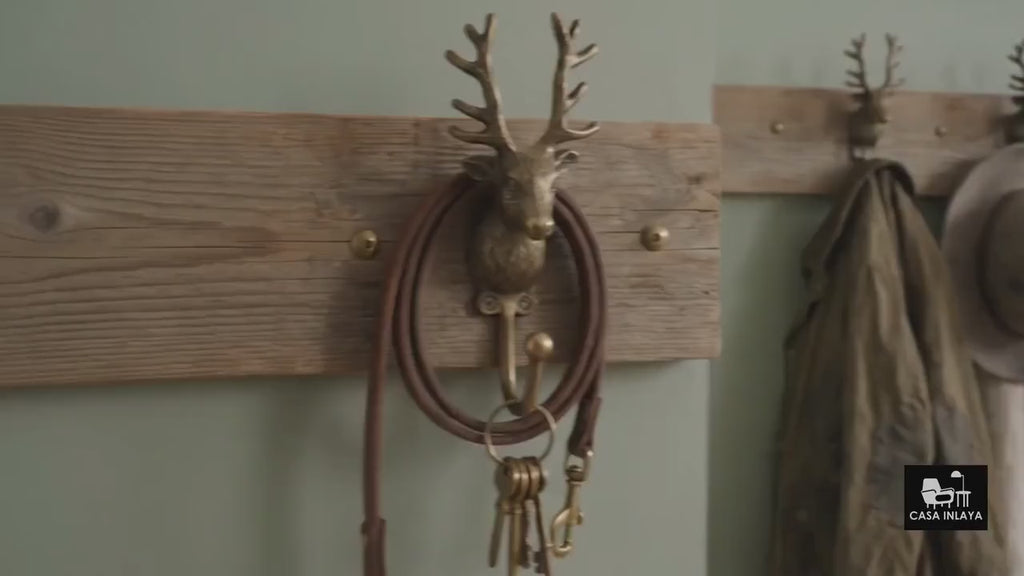 Antique Deer Wall Hooks