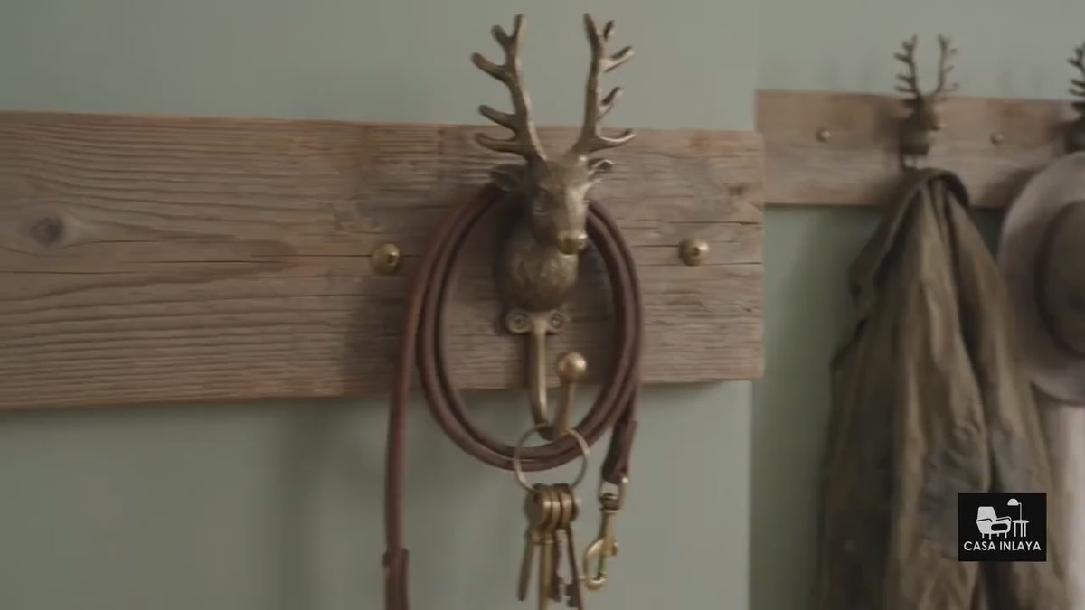 Antique Deer Wall Hooks