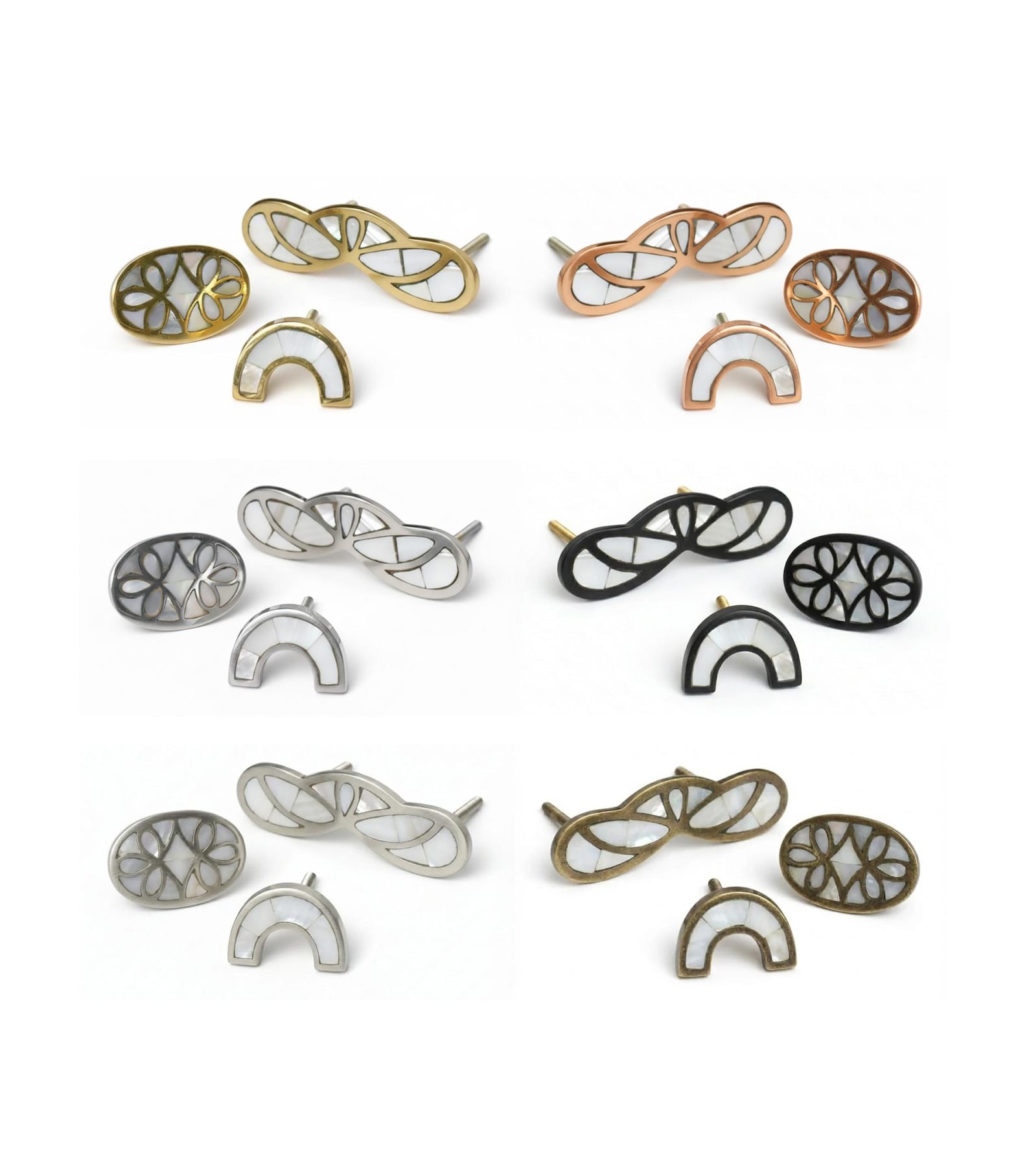 Mother of Pearl Butterfly Cabinet Pulls