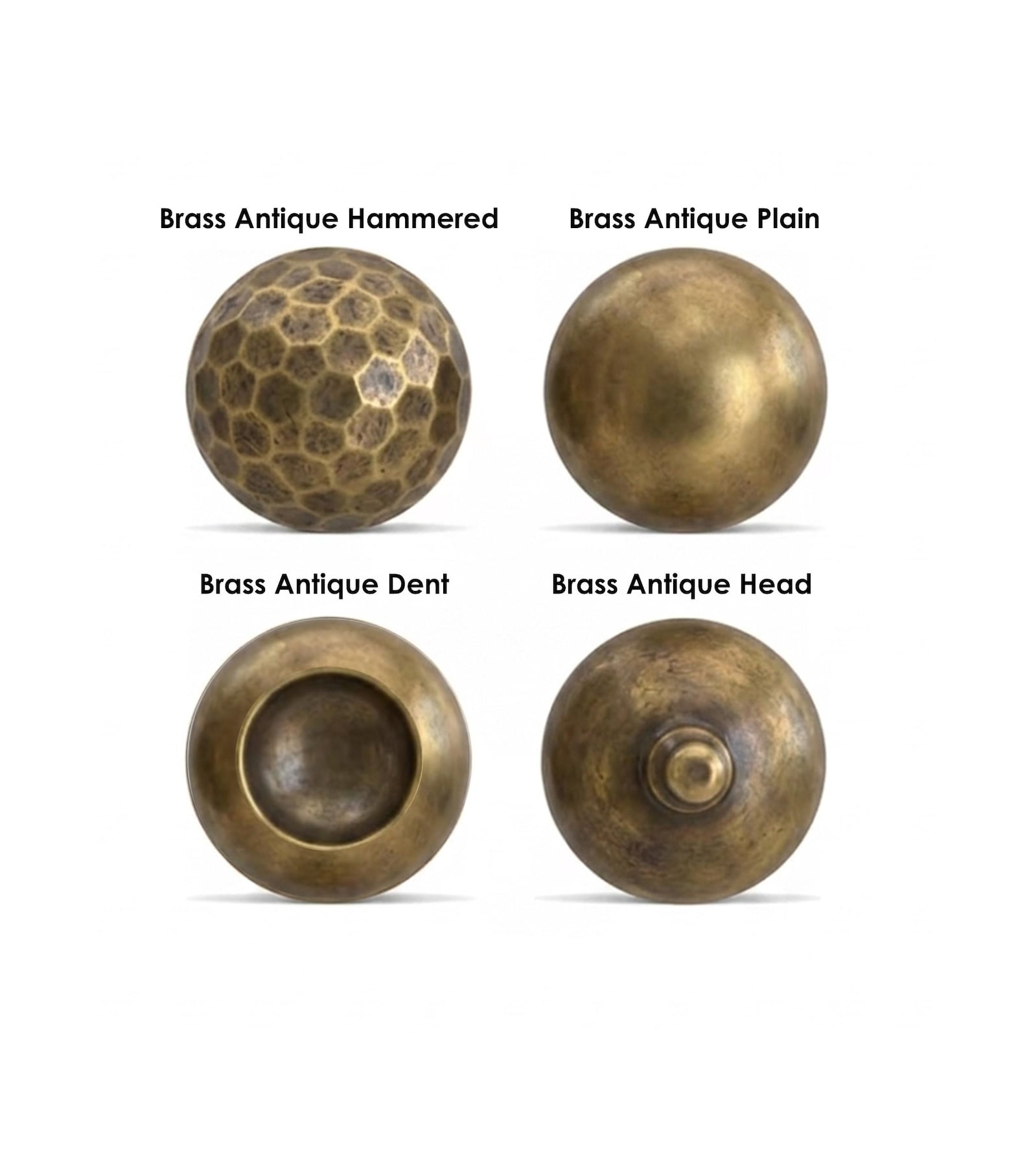 Vintage Brass Drawer Knobs