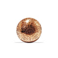 Etched Copper Drawer Knob | Rose Gold Floral Cabinet Knob
