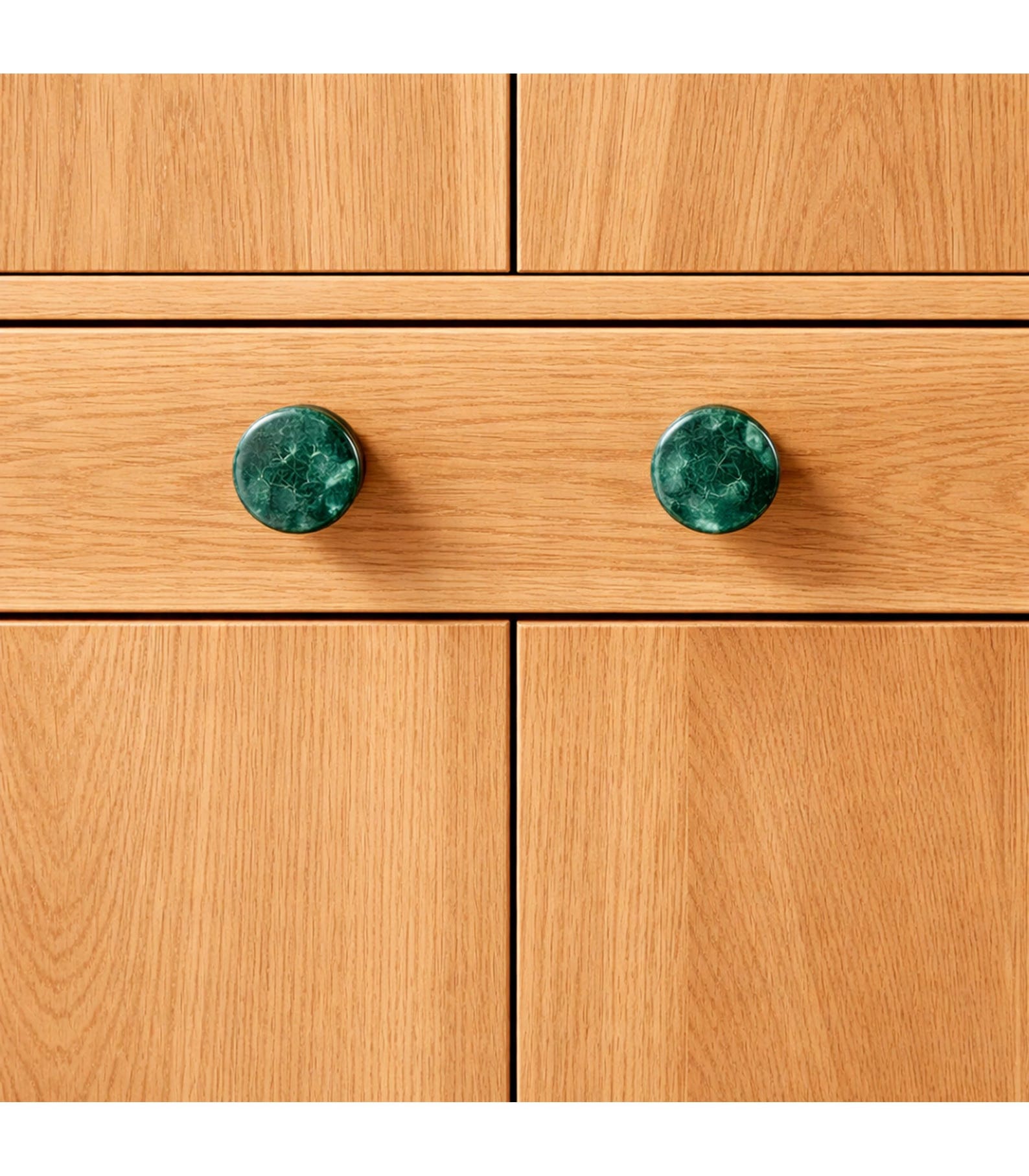 Green Marble Cabinet Knob