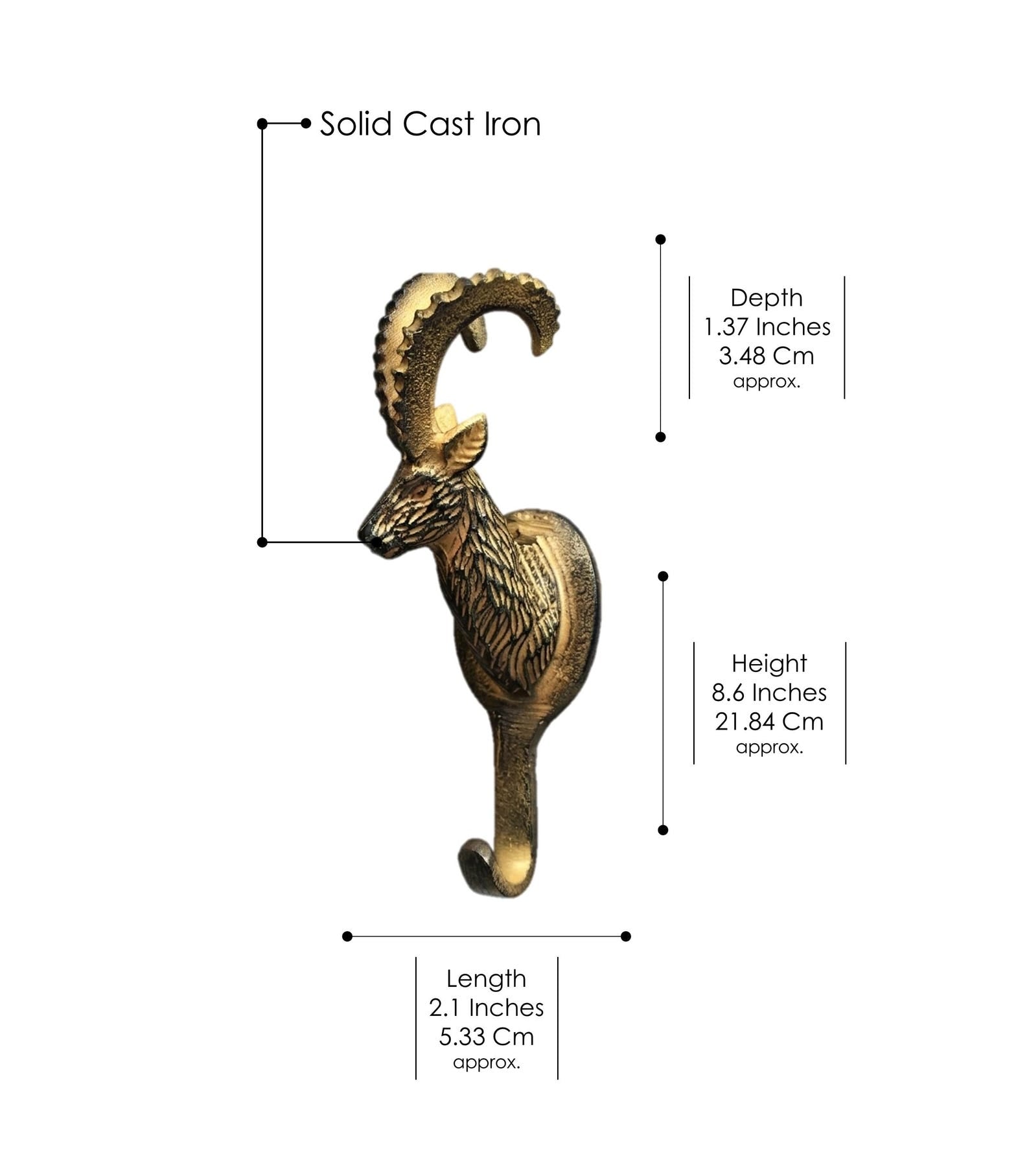 Vintage Animal Wall Hooks