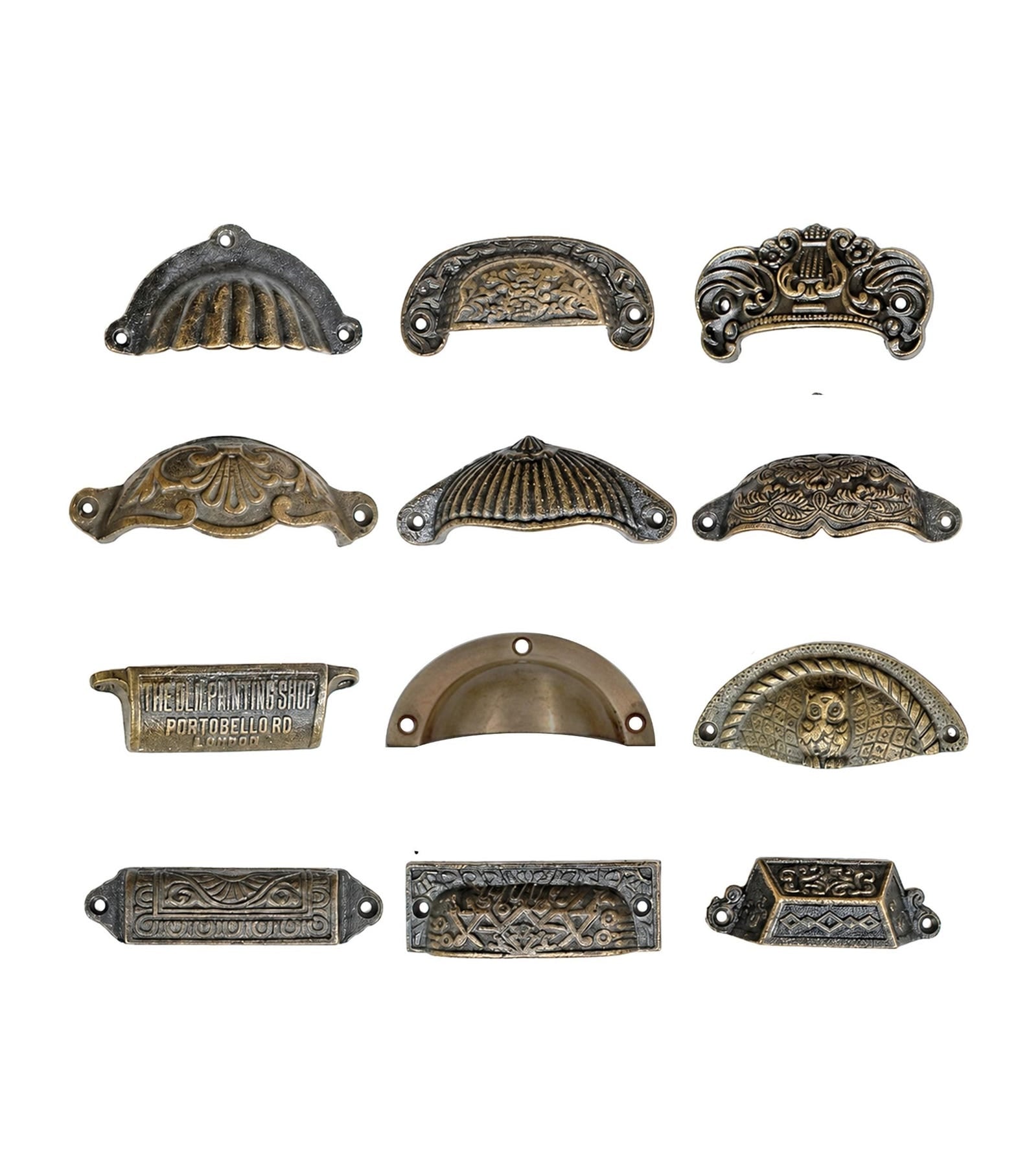 Antique Drawer Cup Handles
