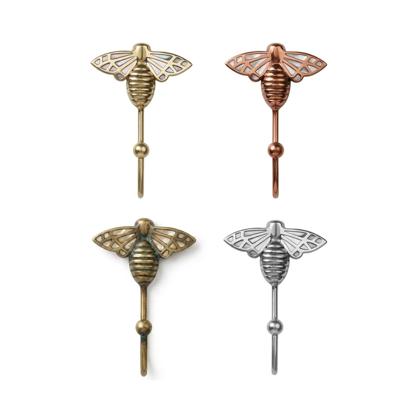 Decorative Bumblebee Wall Hook & Cabinet Pull