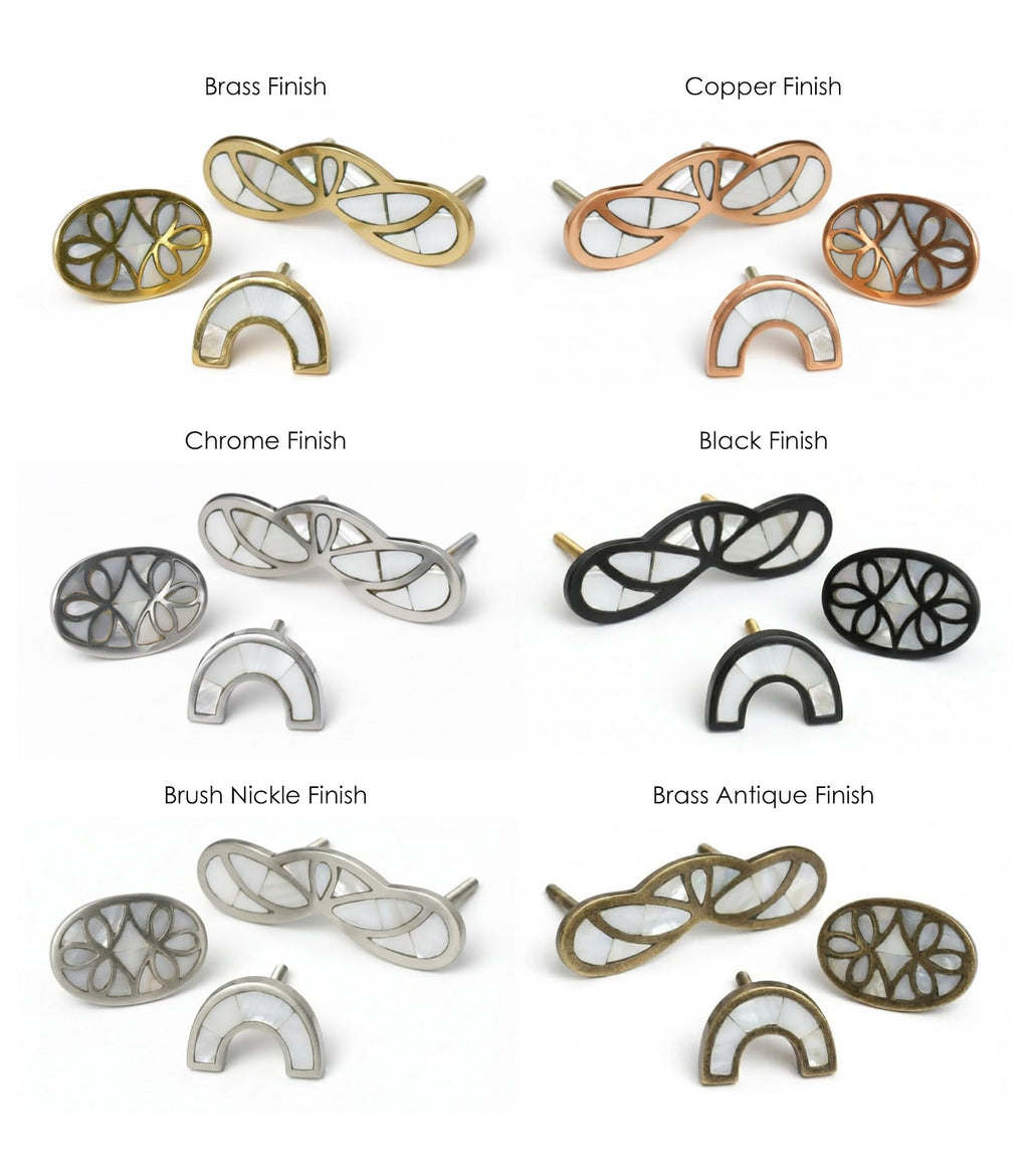 Mother of Pearl Butterfly Cabinet Pulls