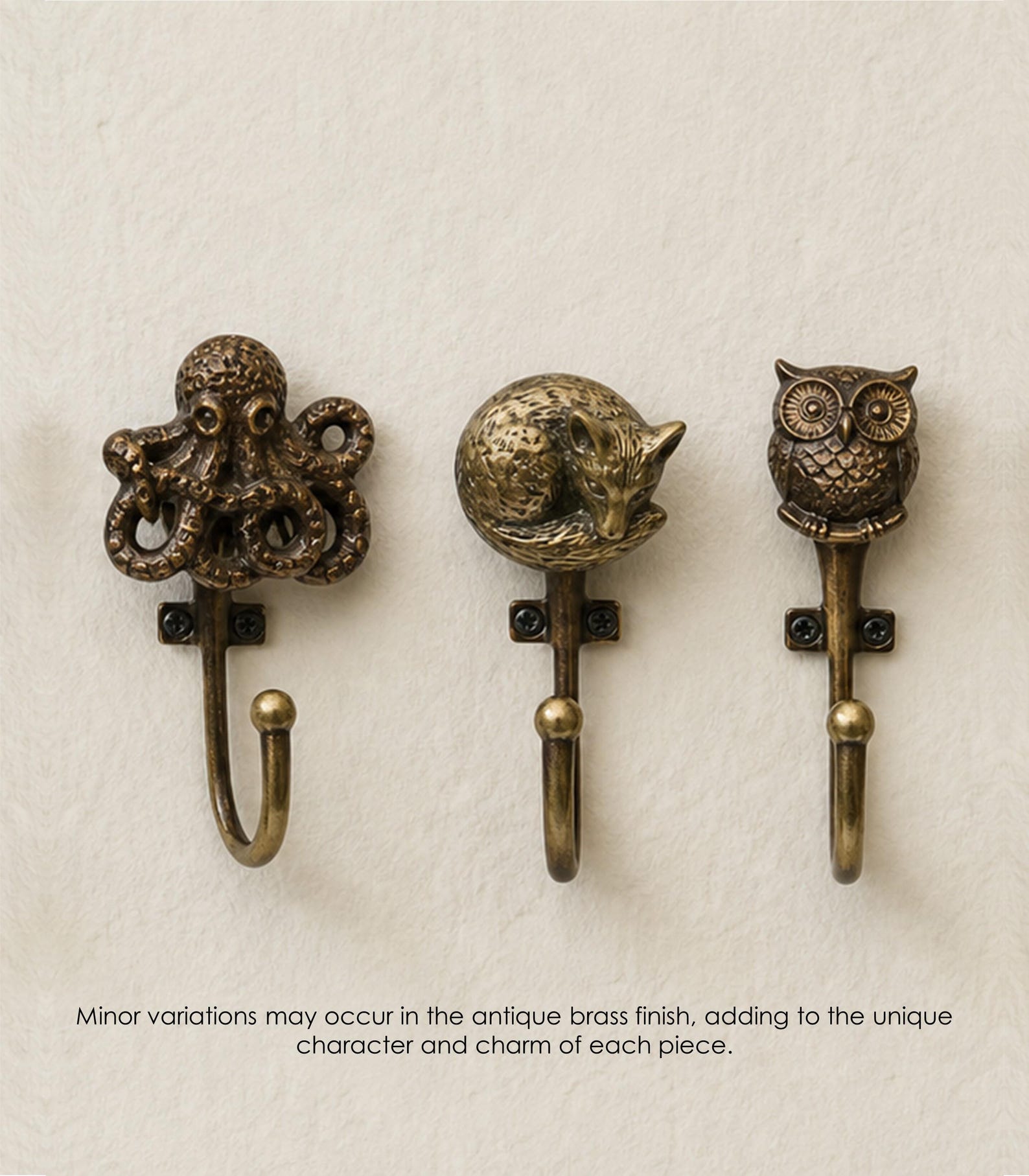 Antique Iron Animal Hooks