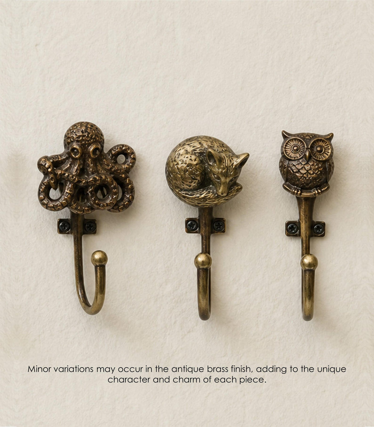 Antique Iron Animal Hooks