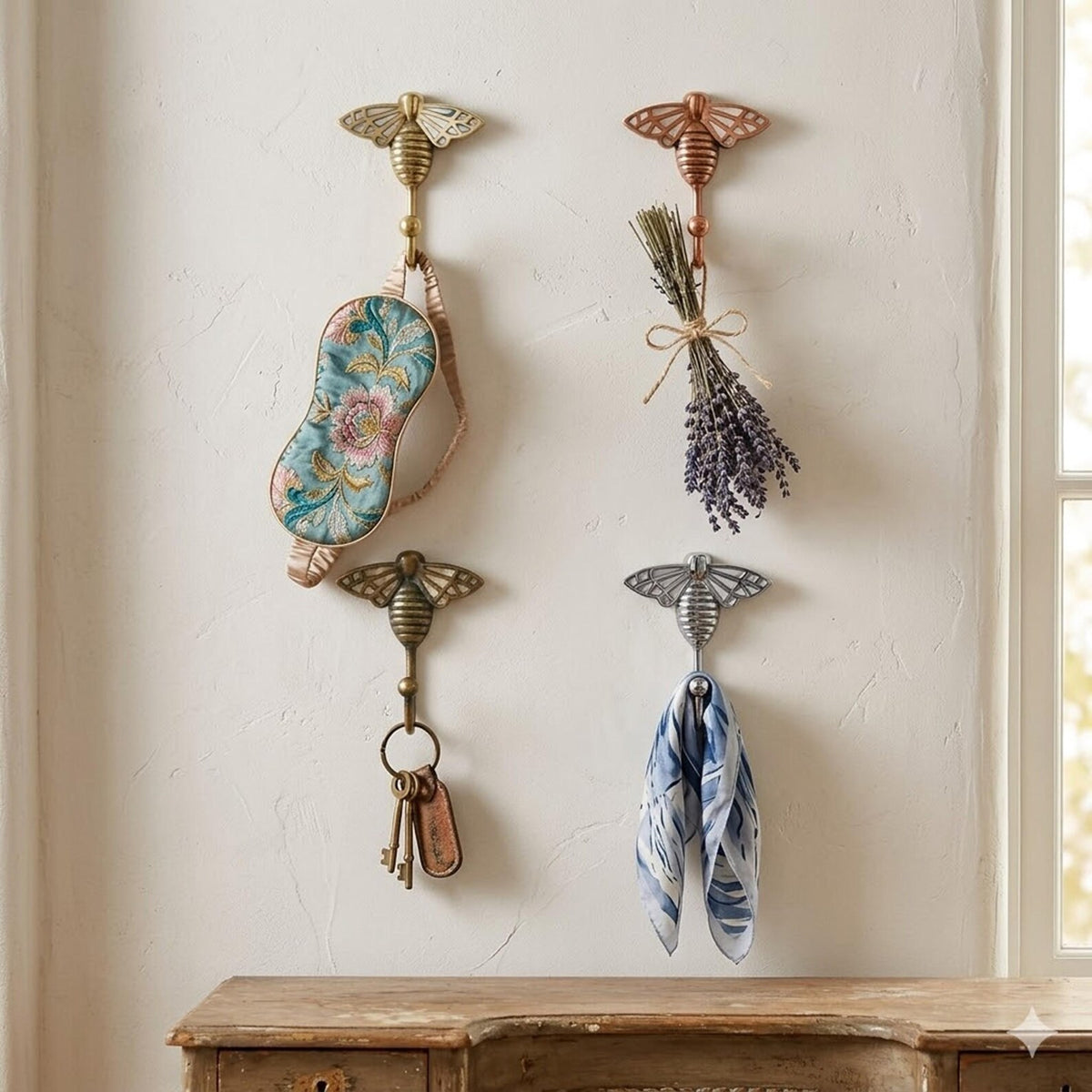 Decorative Bumblebee Wall Hook & Cabinet Pull