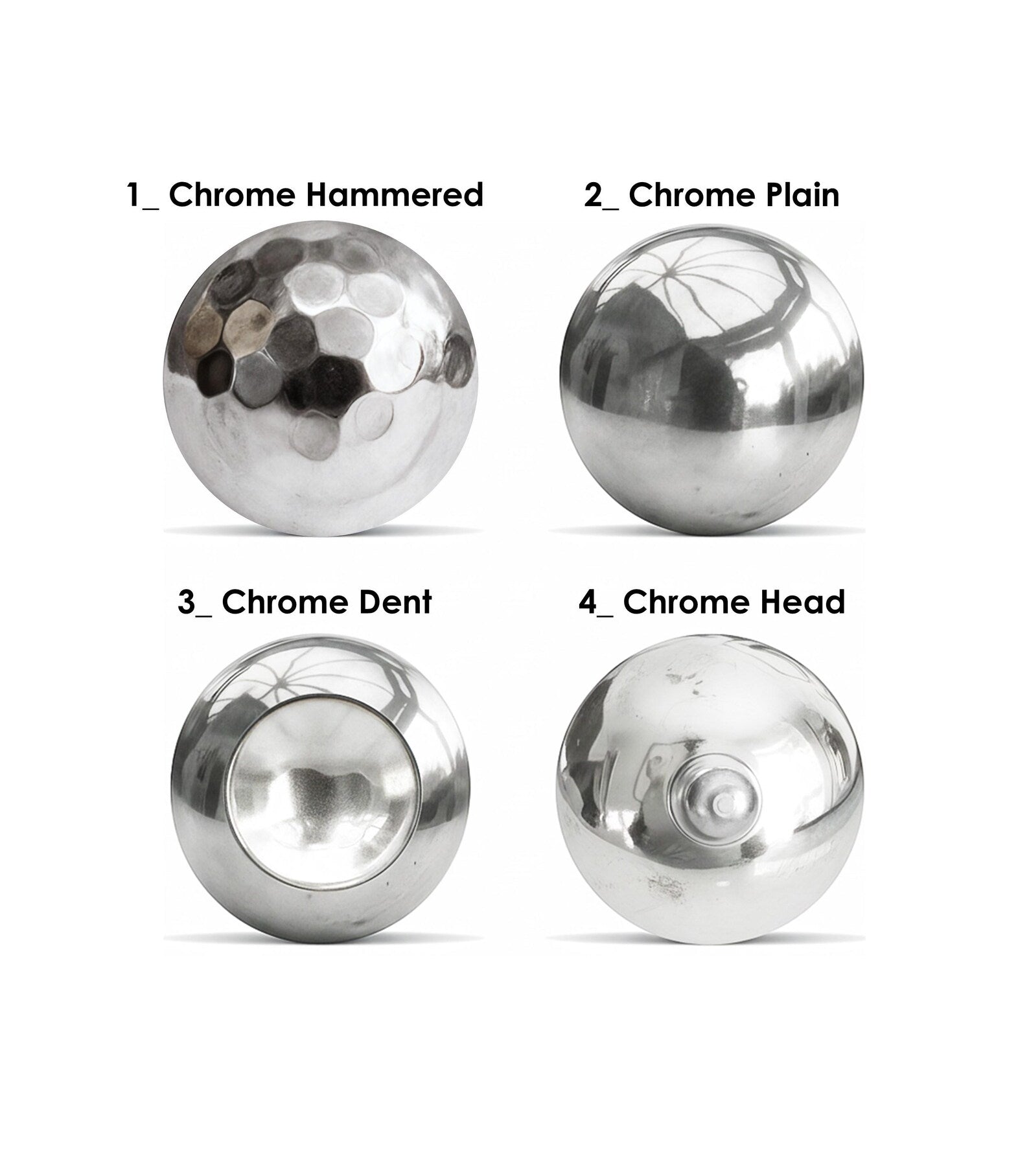 Solid Brass Chrome Cabinet Knobs