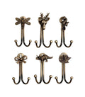 Antique Animal Double Hooks