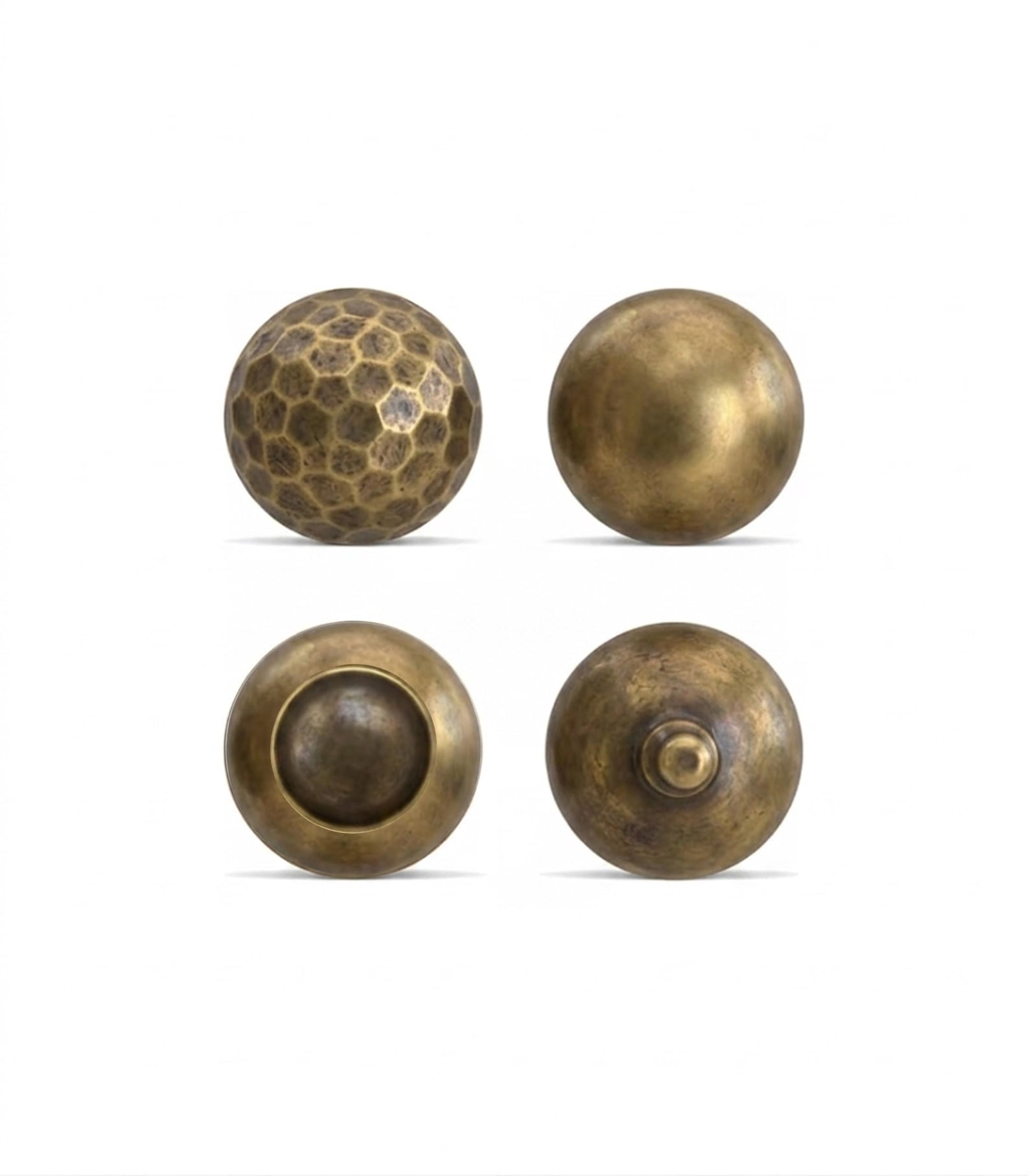 Vintage Brass Drawer Knobs