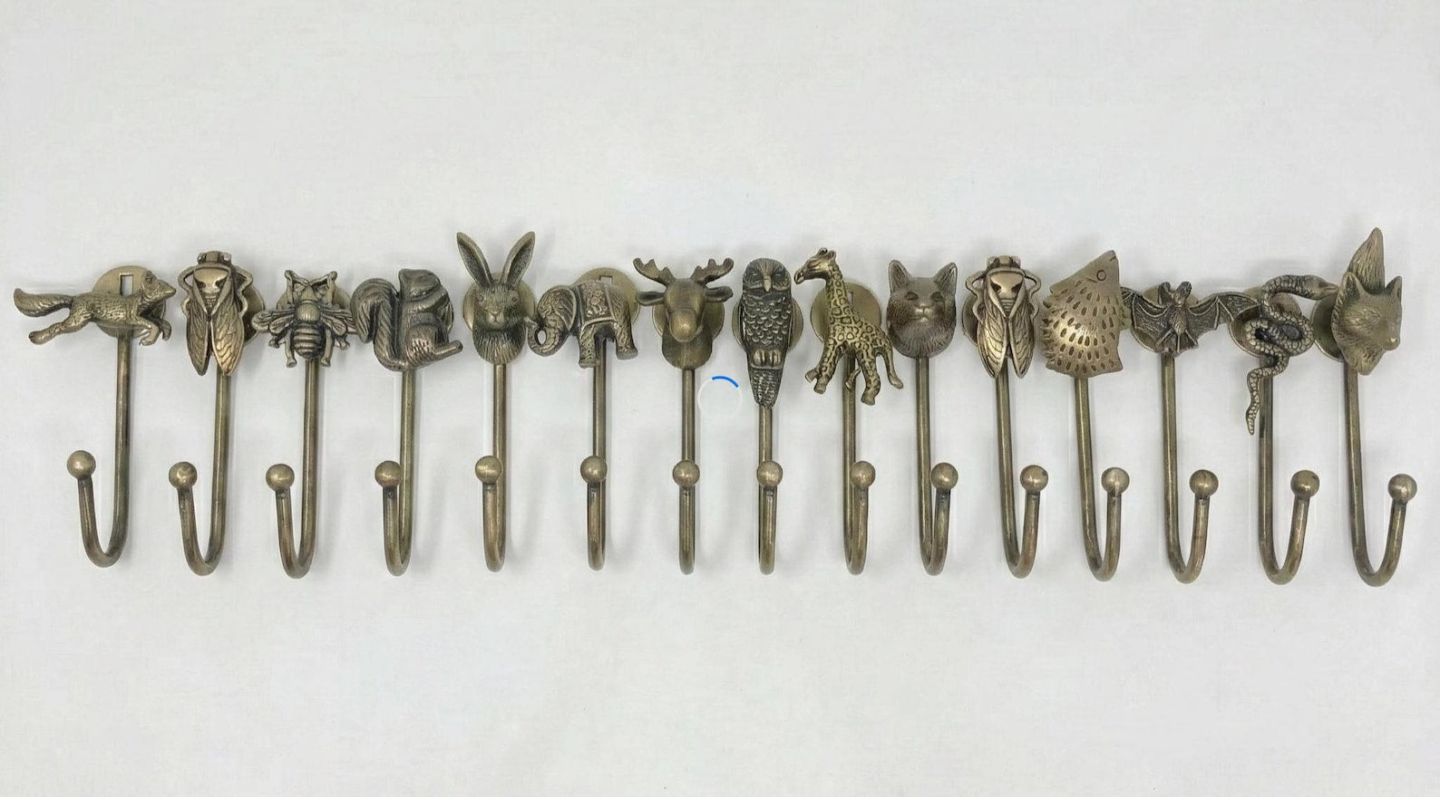 Antique brass Animal Wall Hook
