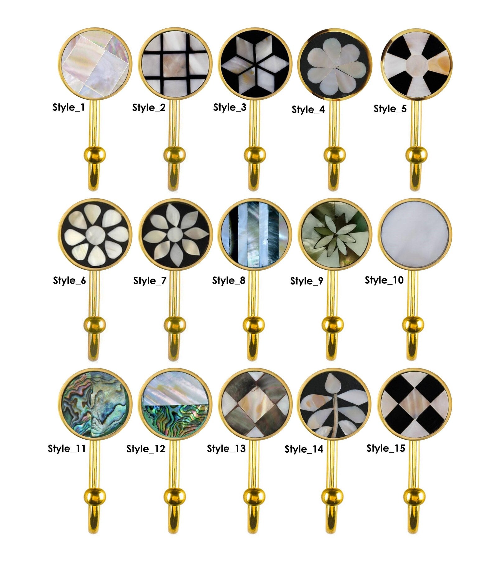 Mother of Pearl Wall Hook