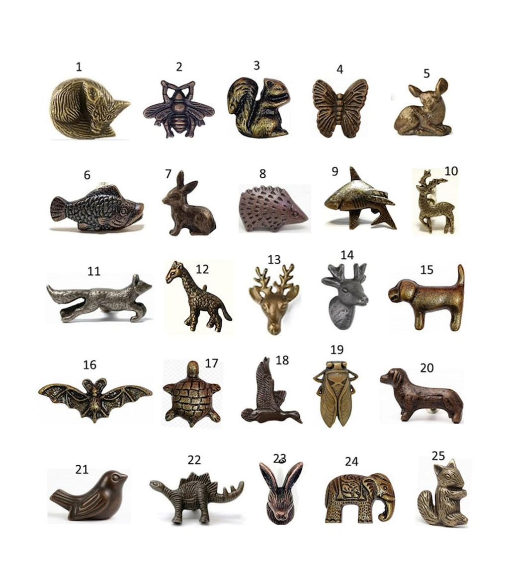 Antique Animal Double Hooks