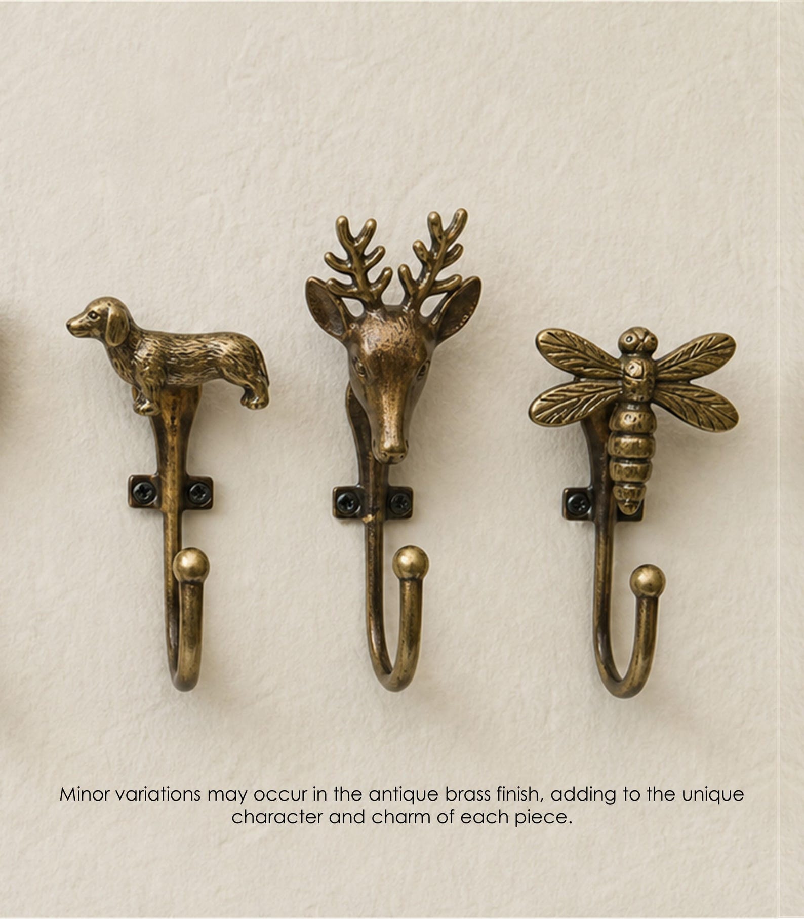 Antique Iron Animal Hooks