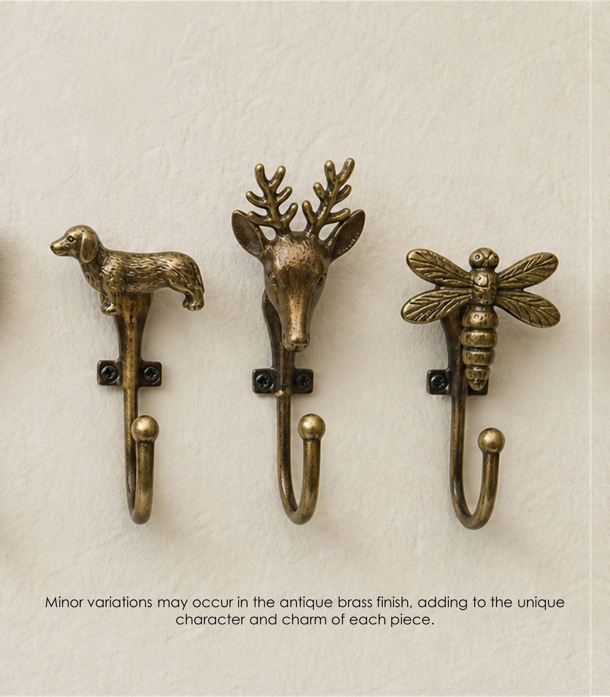 Antique Iron Animal Hooks