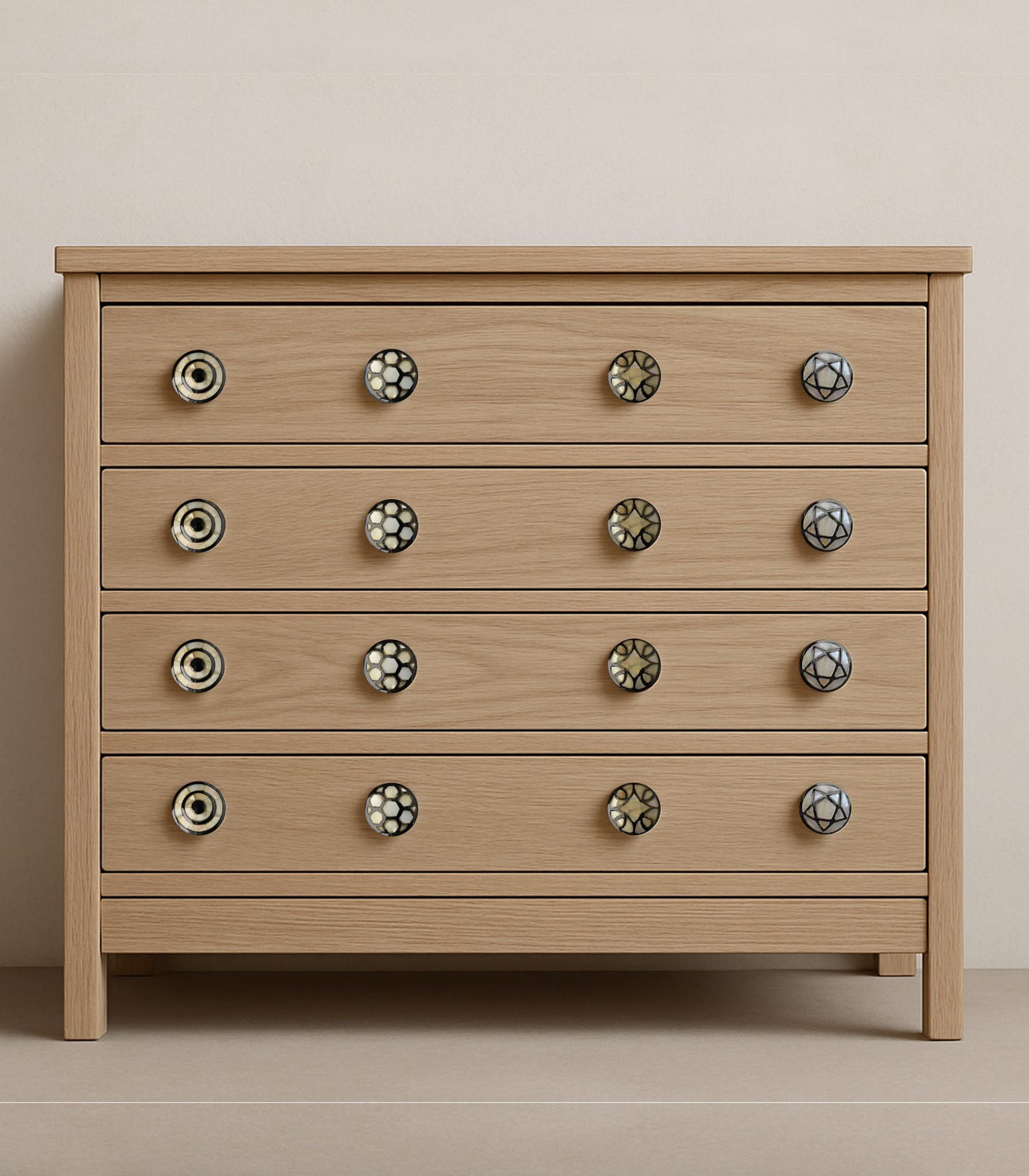 Mother of Pearl & Blackened Opulence Handle