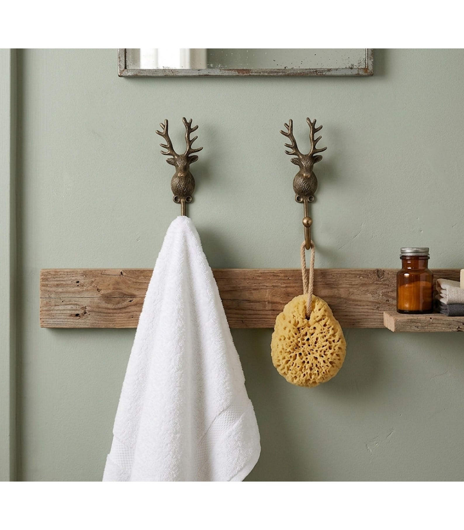 Antique Deer Wall Hooks