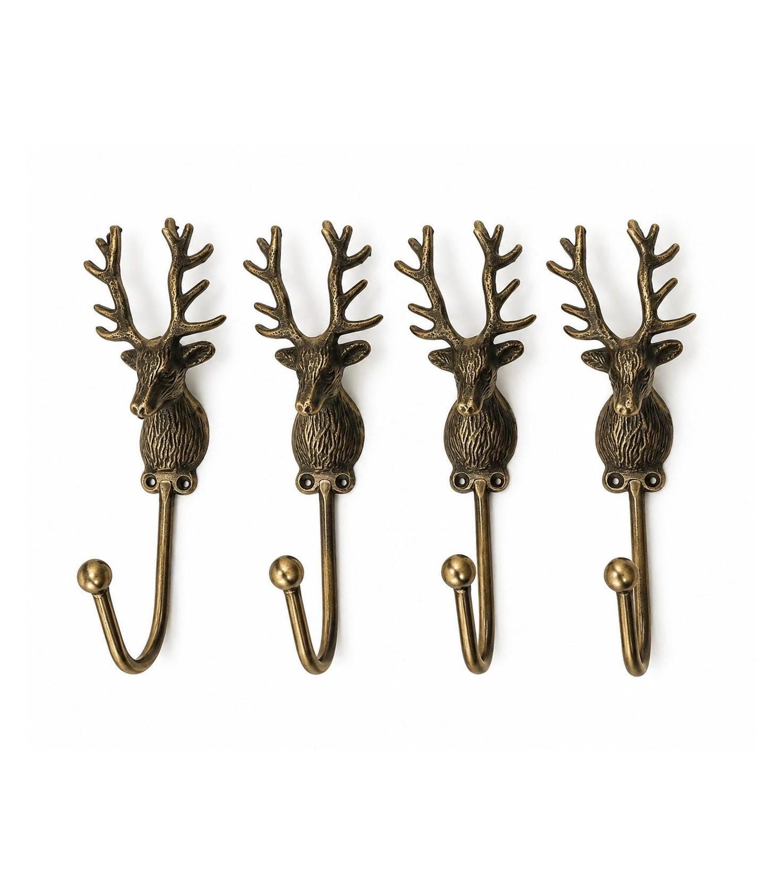 Antique Deer Wall Hooks