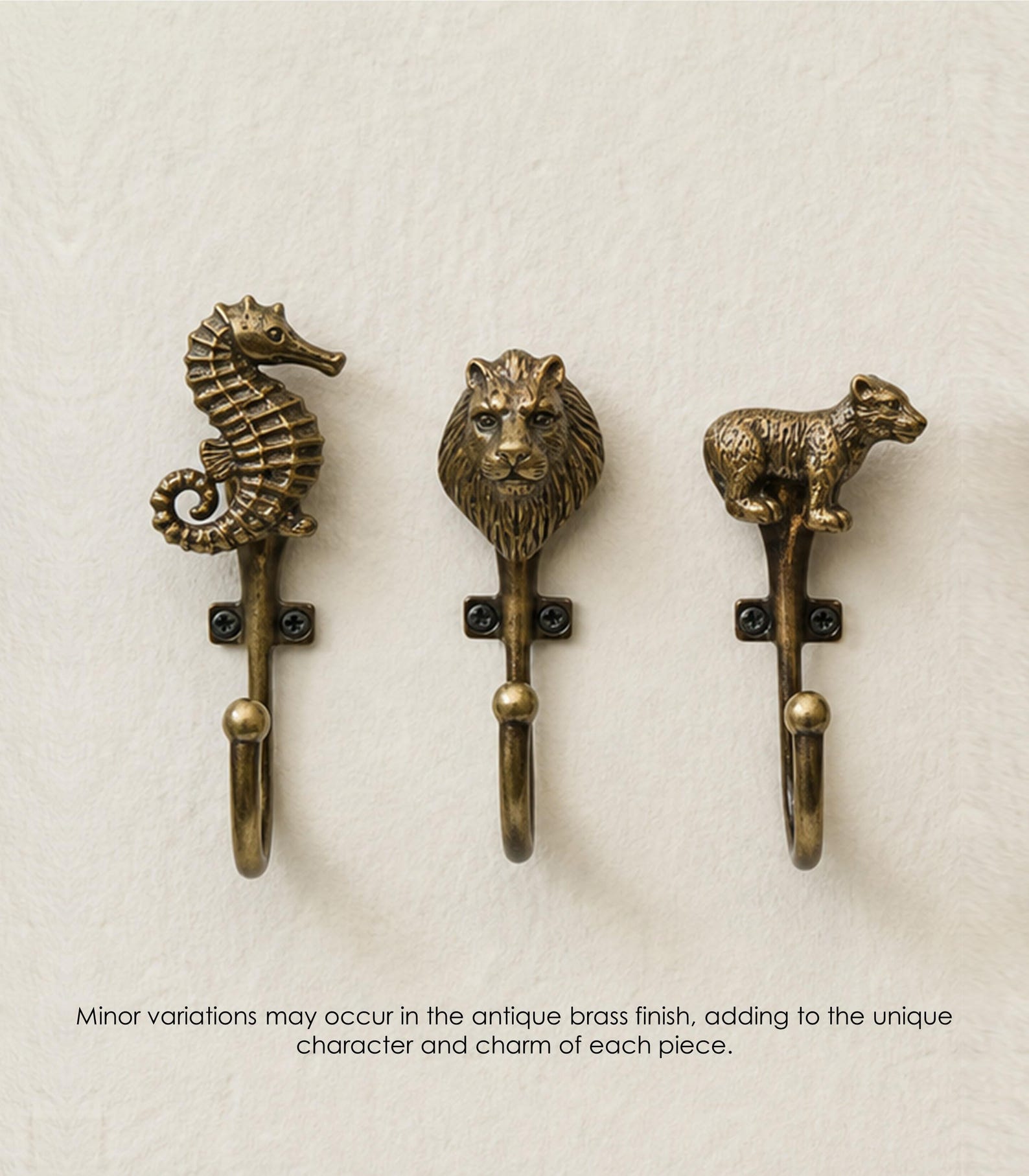 Antique Iron Animal Hooks