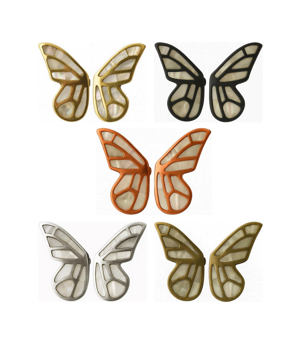 Mother of Pearl Butterfly Cabinet Knob