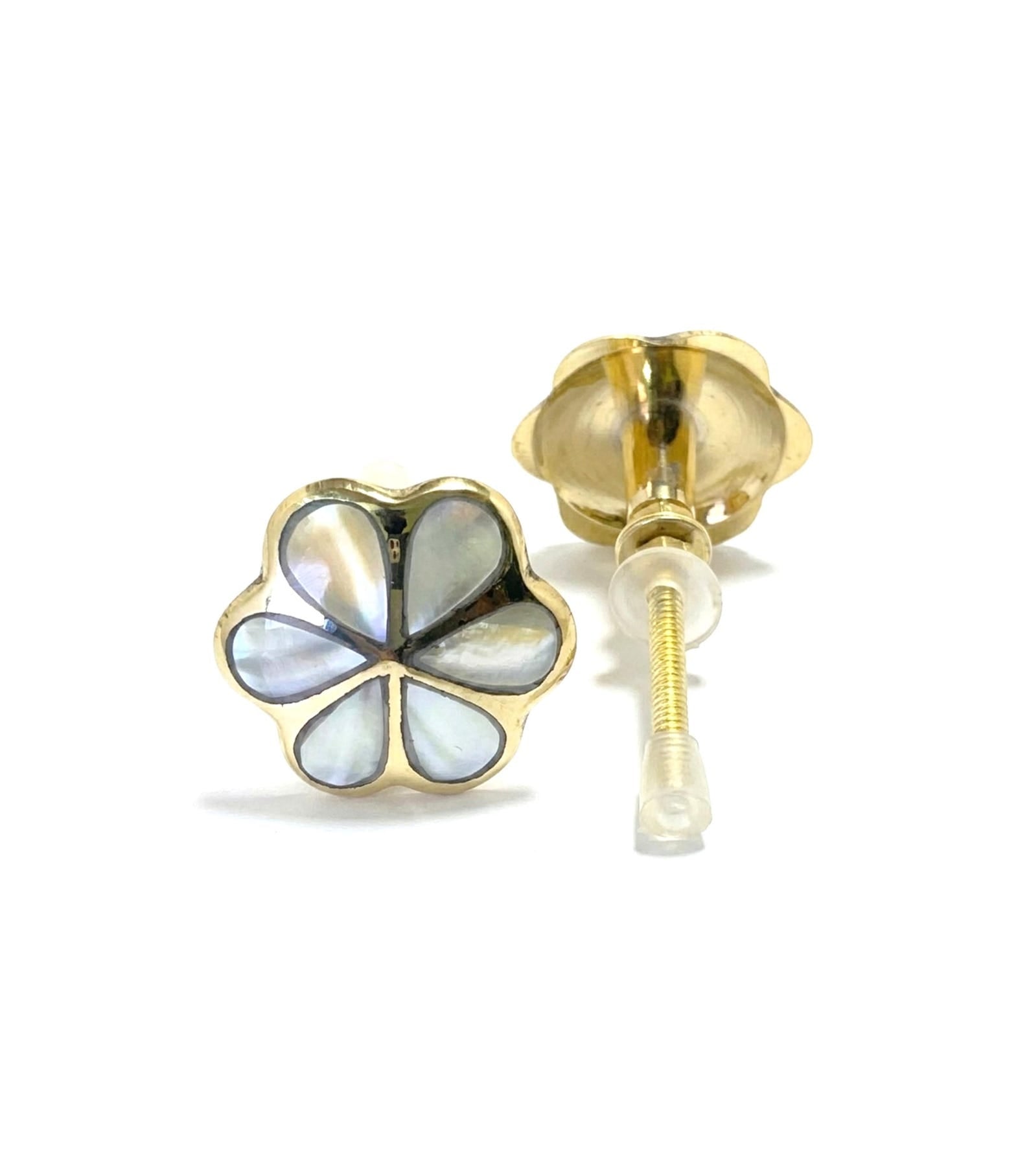 Pearl Floral Cabinet Knob