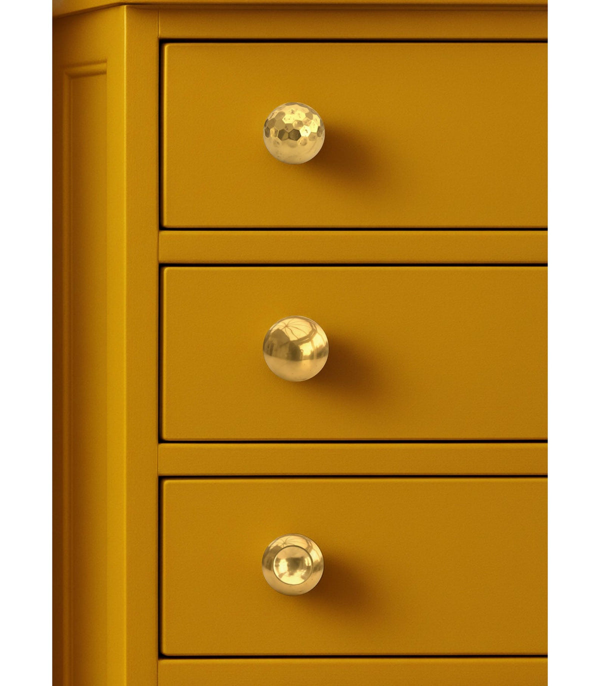 Premium Polished Brass Ball Cabinet Knobs