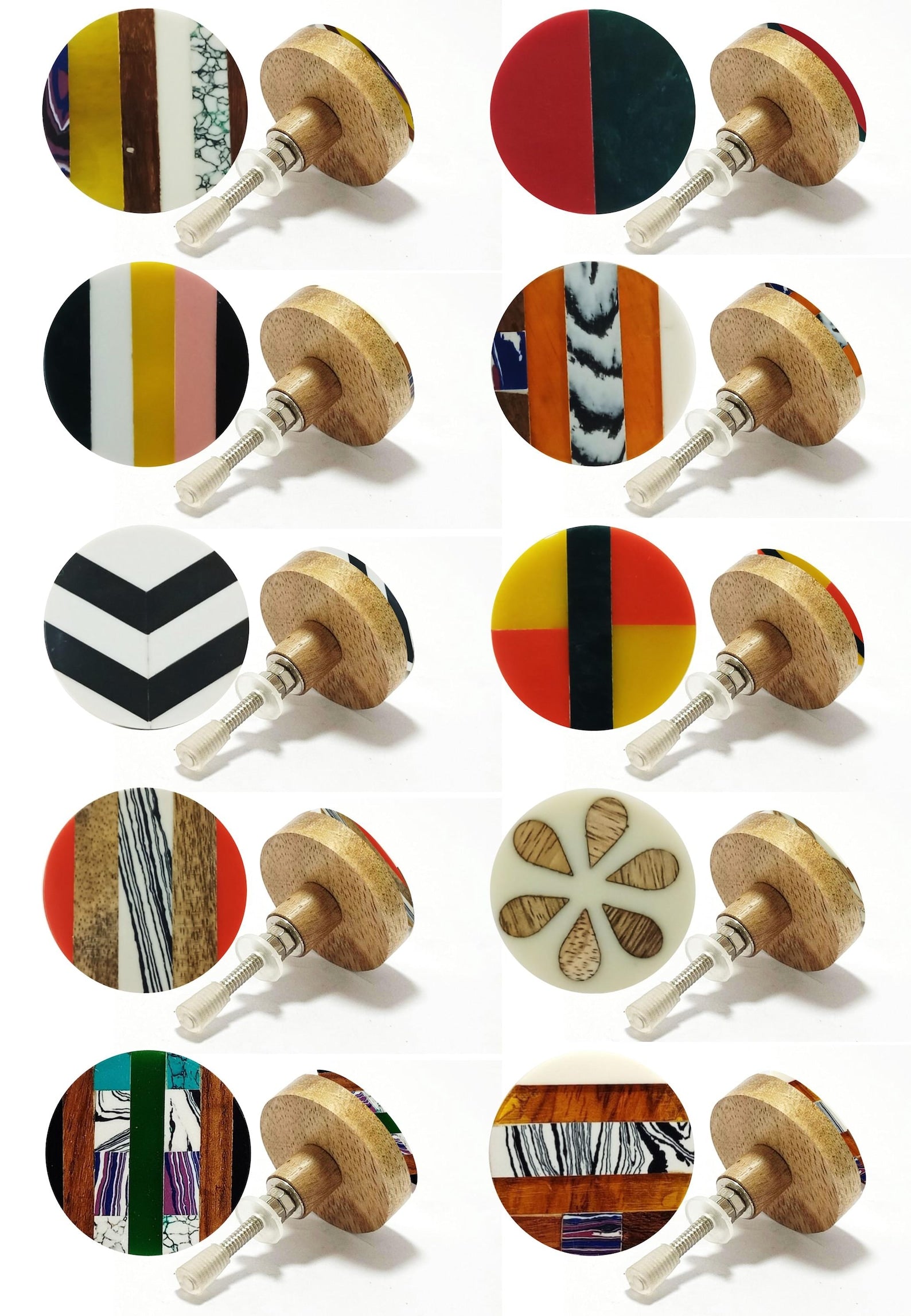 Modern Resin Cabinet Knobs