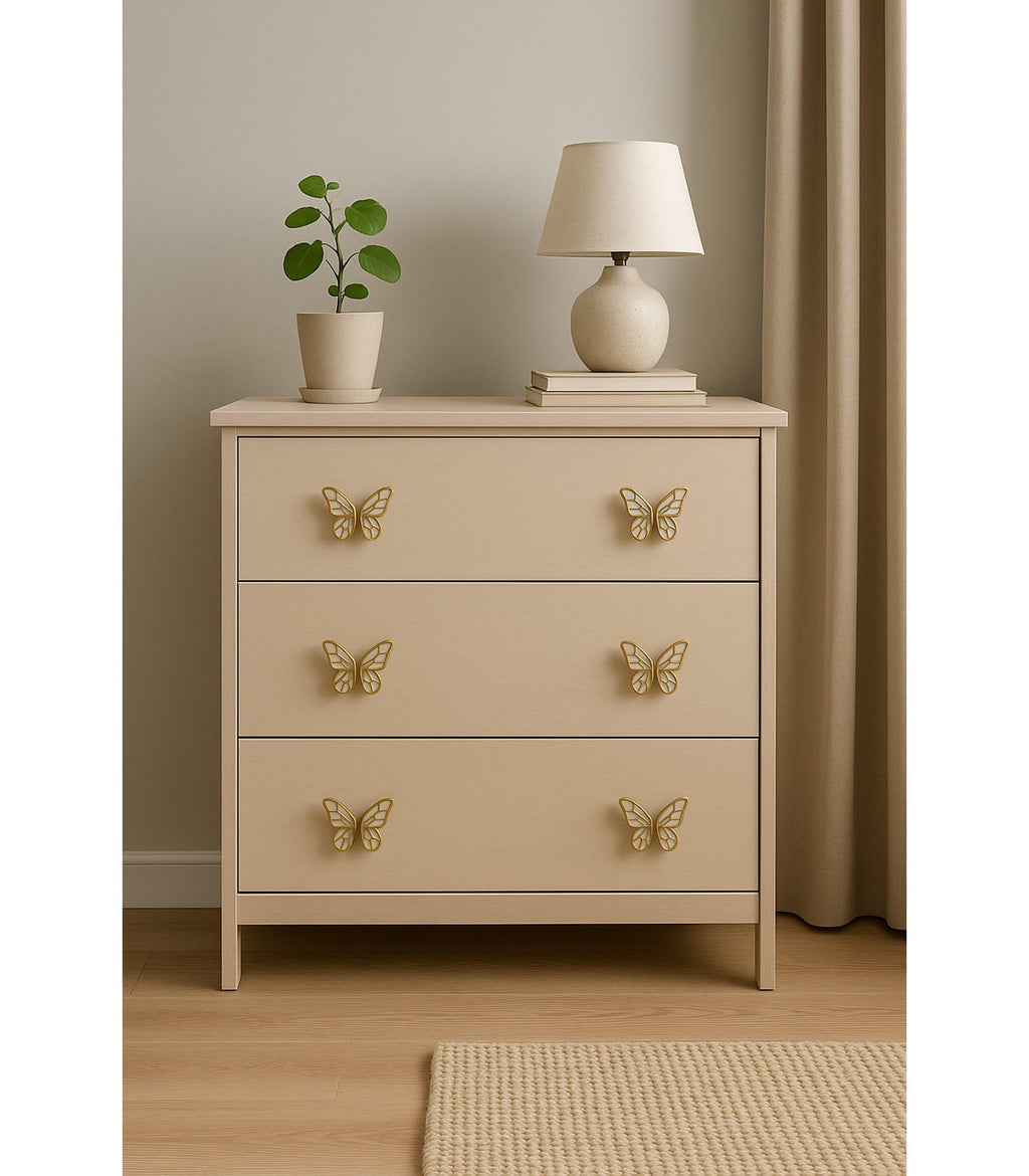 Mother of Pearl Butterfly Cabinet Knob