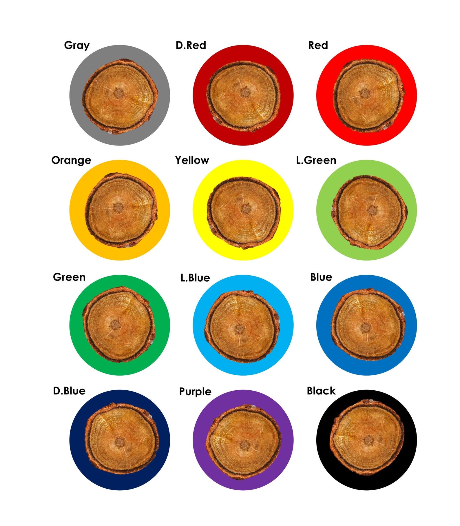 Colorful Resin & Wood Cabinet Knob
