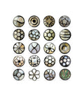Mother of Black & Ivory Cabinet Handle