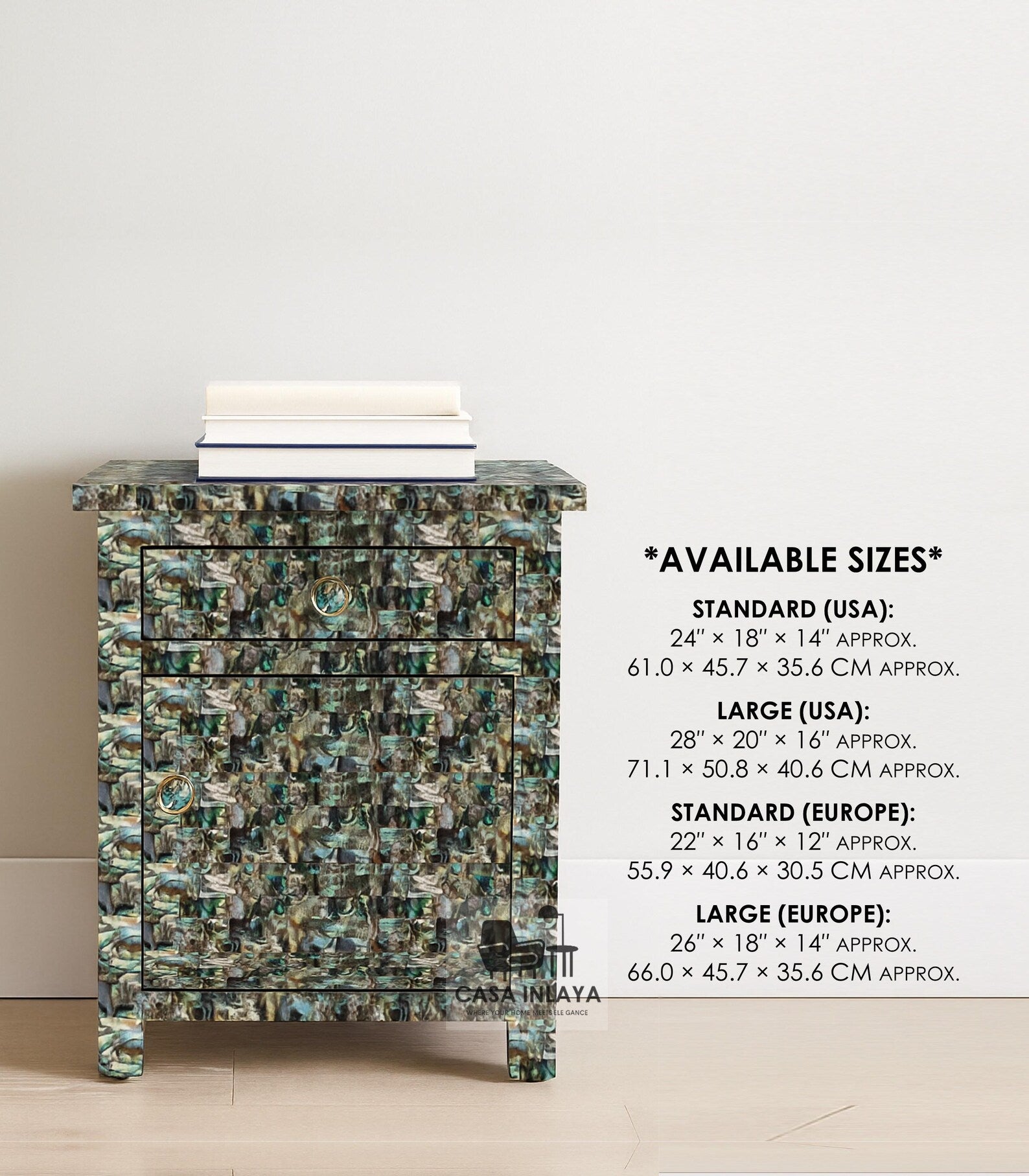 Mother of Pearl Abalone Nightstand