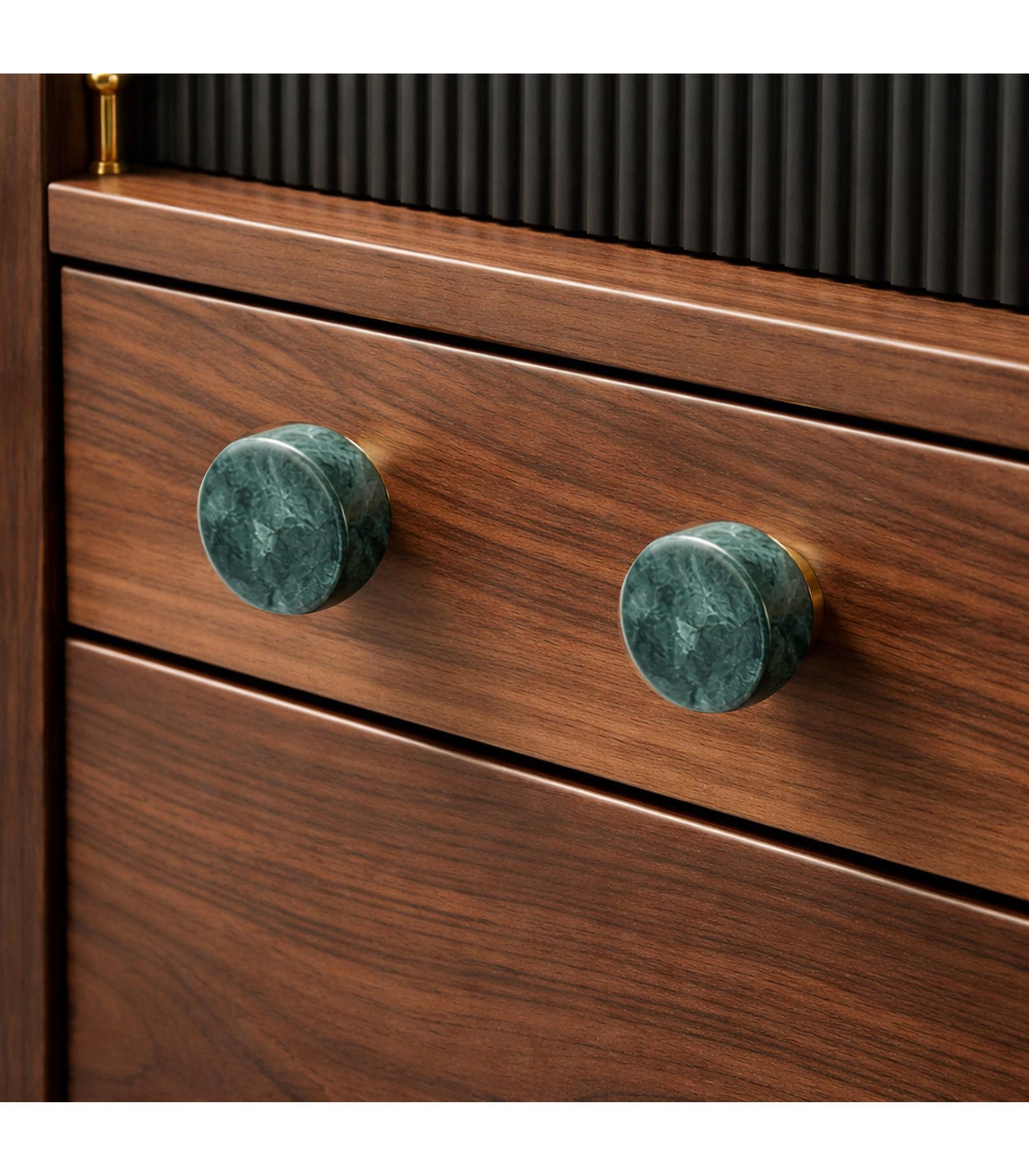 Green Marble Cabinet Knob