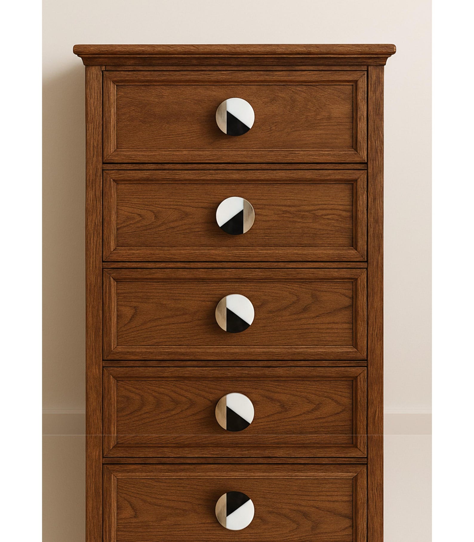 Geometric Resin Drawer Knob