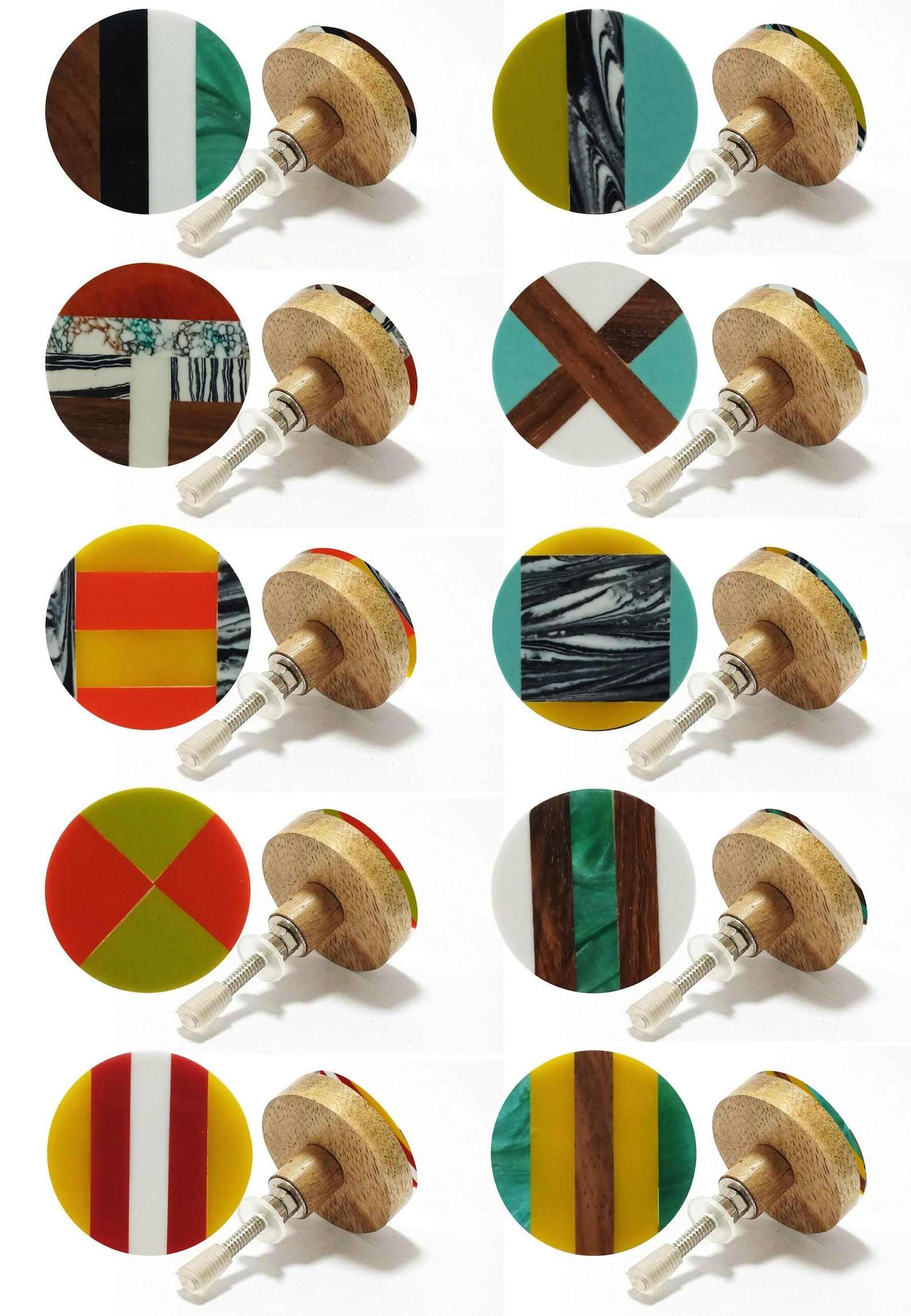 Modern Resin Cabinet Knobs